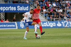 Caballero en el Tenerife-Almería de la 2017-2018.