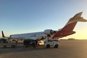 Hoy y mañana se producirán ocho cancelaciones en los vuelos que unen Almería con Madrid.