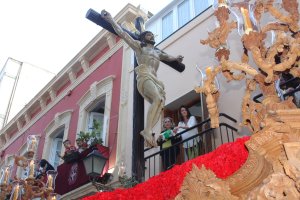 El Santísimo Cristo del Amor, imagen que da nombre a la Cofradía, realizada por Jesús de Perceval.