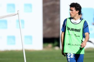 Luis Milla entrenando en El Mundialito.