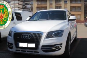 Vehículo decomisado en la Operación Flyna en Almería