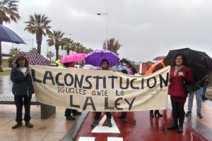 Protesta de los vecinos de El Toyo.