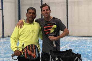 Marcelo y Paquito tras entrenar.