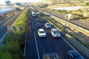 Imagen de archivo de la A7 a su paso por el Poniente.