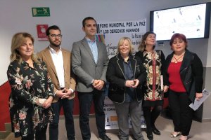 Inauguración del acto en la EMMA.