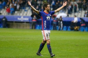 Diegui Johannesson en el Carlos Tartiere.