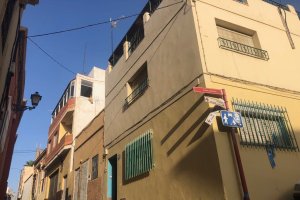 Viviendas que serán demolidas en los próximos días.