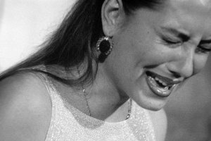 Marina Heredia durante un recital en Almería. (Foto: A. J. García)