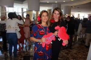 Cristina Sánchez Maldonado y Ana Maldonado, organizadoras del II Cóctel Solidario.