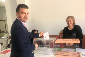 Juan Francisco Rojas ha votado en Cuevas del Almanzora.