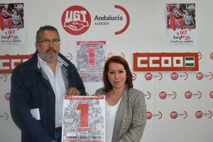 Antonio Valdivieso (CCOO) y Carmen Vidal (UGT)