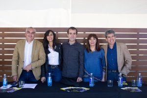 Presentación del segundo Ciclo de Teatro de Autores Almerienses, ayer en la EMMA.