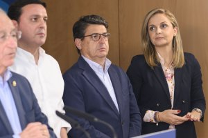 Juan José Matarí, diputado nacional del PP, la noche electoral