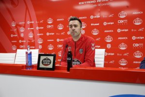 Juan Carlos en rueda de prensa este jueves.