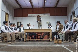 Escena de una representación en ediciones anteriores.