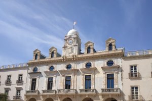 Fachada del Ayuntamiento de la capital almeriense