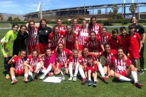 El Almería Femenino, flamante campeón de Liga a nivel provincial.