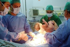 Nacimiento de un niño en un hospital andaluz.