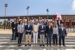 En el Cable Inglés Ciudadanos presentó ayer su lista de la capital ante los comicios del próximo día 26.