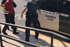 Detención realizada por la Guardia Civil.