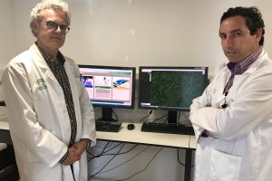 Los doctores Muñoz Vico y Rodríguez Maresca, de la unidad de Inmunología.