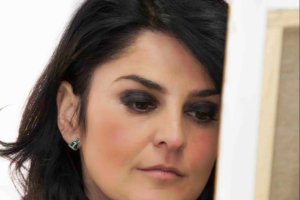 Nuria Barrera, en su estudio. Foto: Ramón Rodríguez.