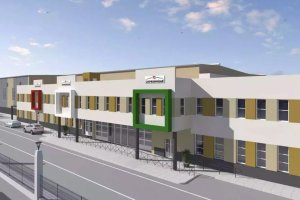 Maqueta del espacio que la cooperativa va a dedicar al nuevo producto ecológico.