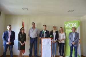 Presentación de la candidatura de Vox.