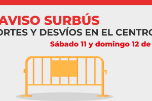 Cortes y desvíos para hoy en el centro de la ciudad.