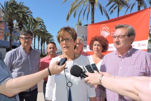 Valverde ayer en Las Almadrabillas.