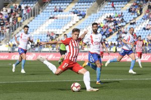 Corpas en el partido ante el Rayo Majadahonda.