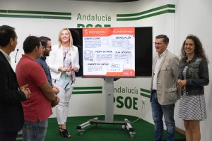 Presentación de la candidatura abderitana en la sede de Almería.