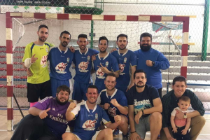 Los campeones posan tras una de sus últimas victorias.