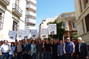 Concentración de la pasada semana en la capital.