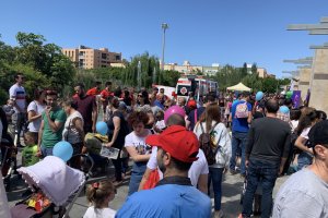 Los más pequeños no quisieron perderse ninguna de las actividades.