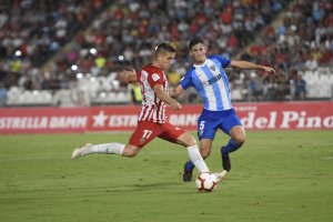 Corpas en el partido frente al Málaga.