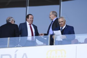 Alfonso García en el palco.