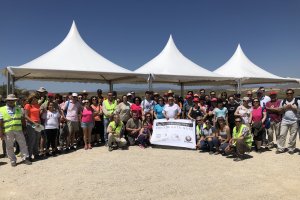 Participantes en el encuentro en Carboneras el pasado domingo.