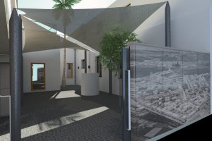 Imágenes  del aspecto que tendrá el futuro Museo Histórico recogidas en el proyecto.
