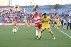 Nano en el Almería-Alcorcón de la pasada Liga.
