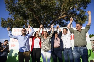 Acto de Susana Díaz en Huércal de Almería.