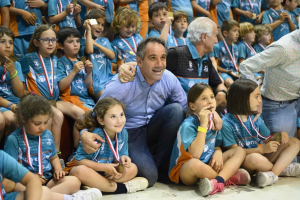 Juanjo Segura en la foto de familia.
