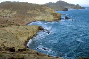 Imagen de Cala Carbón de la web oficial de Turismo del Ayuntamiento de Níjar.