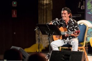 Aragón, homenajeado en la Ballena anoche.