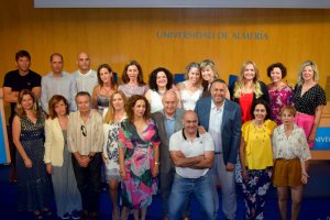 Asistentes al homenaje.