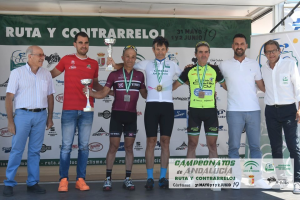 El podio masculino.