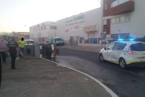 Accidente en el Polígono Sector 20