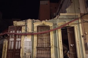 Vivienda demolida en la calle Alcalde Muñoz