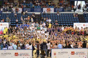 Ambiente de gala en el Palacio con los JDM de Baloncesto.