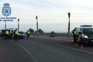 Dispositivo de la Policía Nacional.